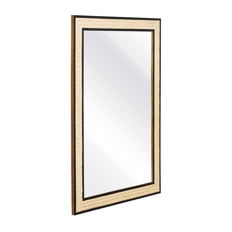 Elk Home Sana White Finish Composite 30 Inch Wide Mirror