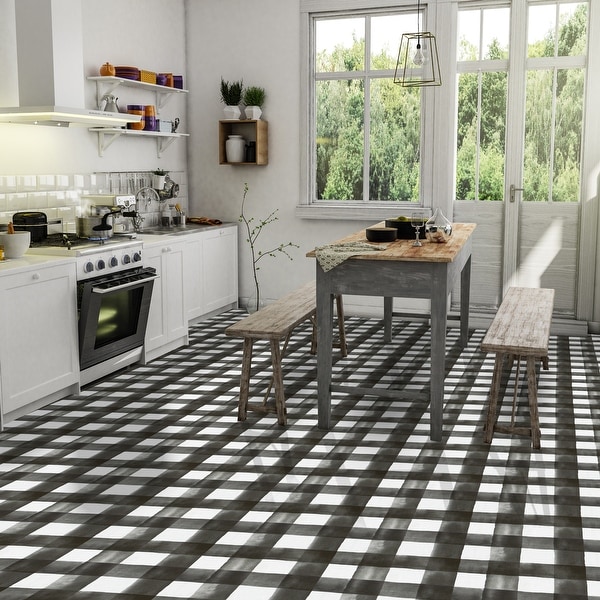 Self stick online floor tiles