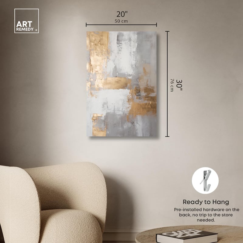 Woven Reminiscence IV Canvas by Art Remedy, Gallery Wrapped