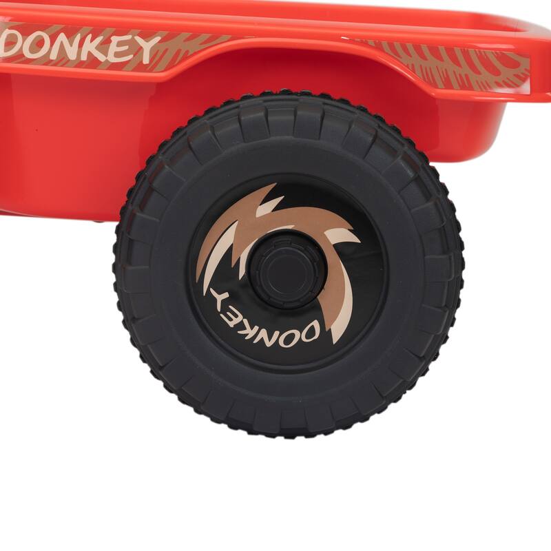 Electric 6V ATV Ride-On for Kids with Trailer, Bluetooth, Music, and Power Display, White, Ages 3-6