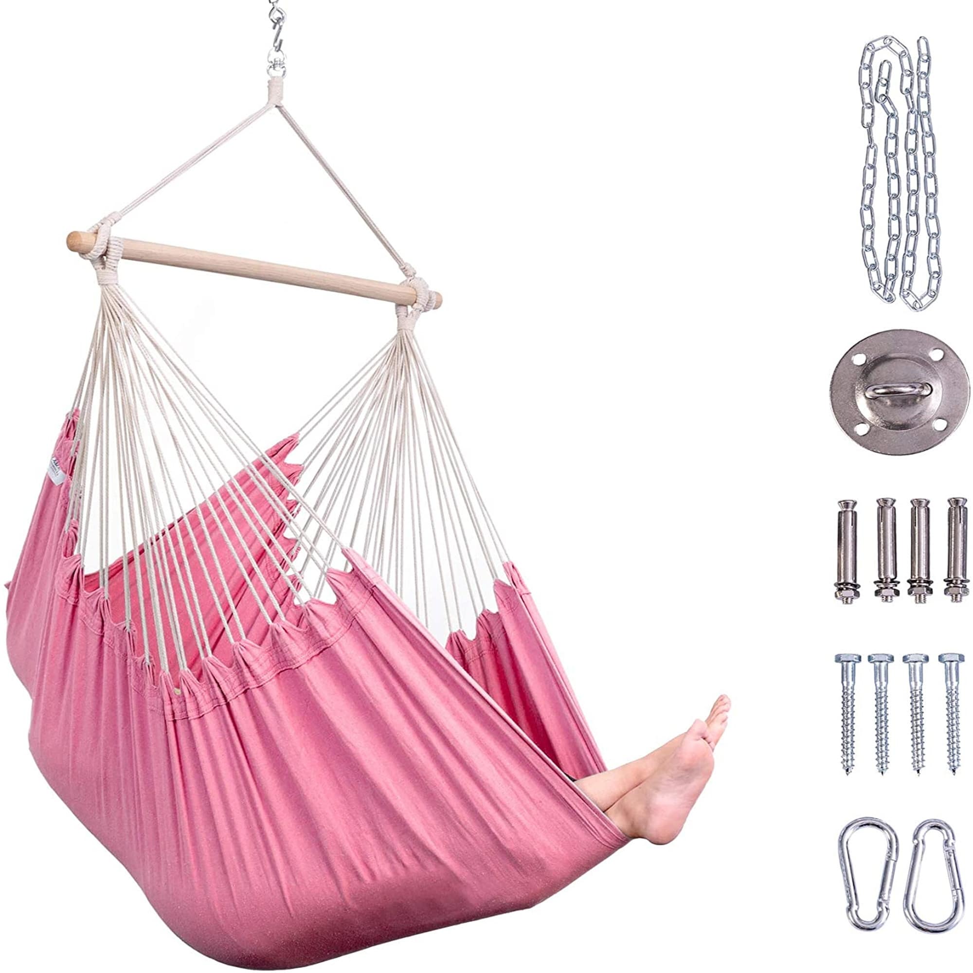 Pink sales hammock chair