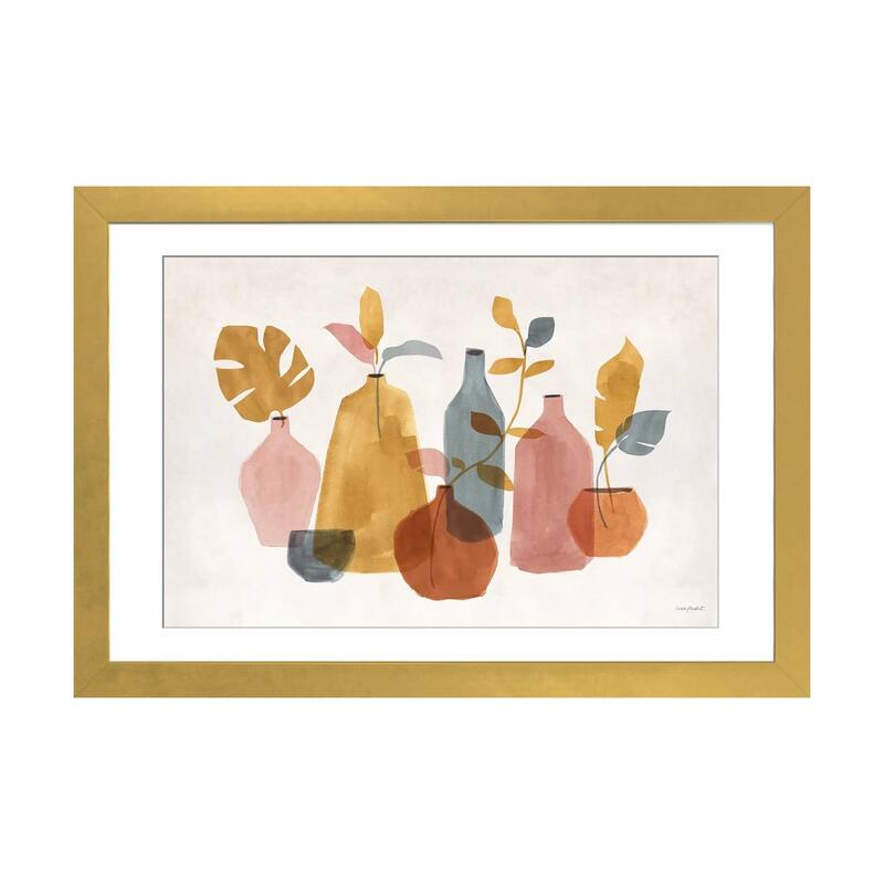 iCanvas "Terracotta I" by Lisa Audit - Gold - 16x24x1