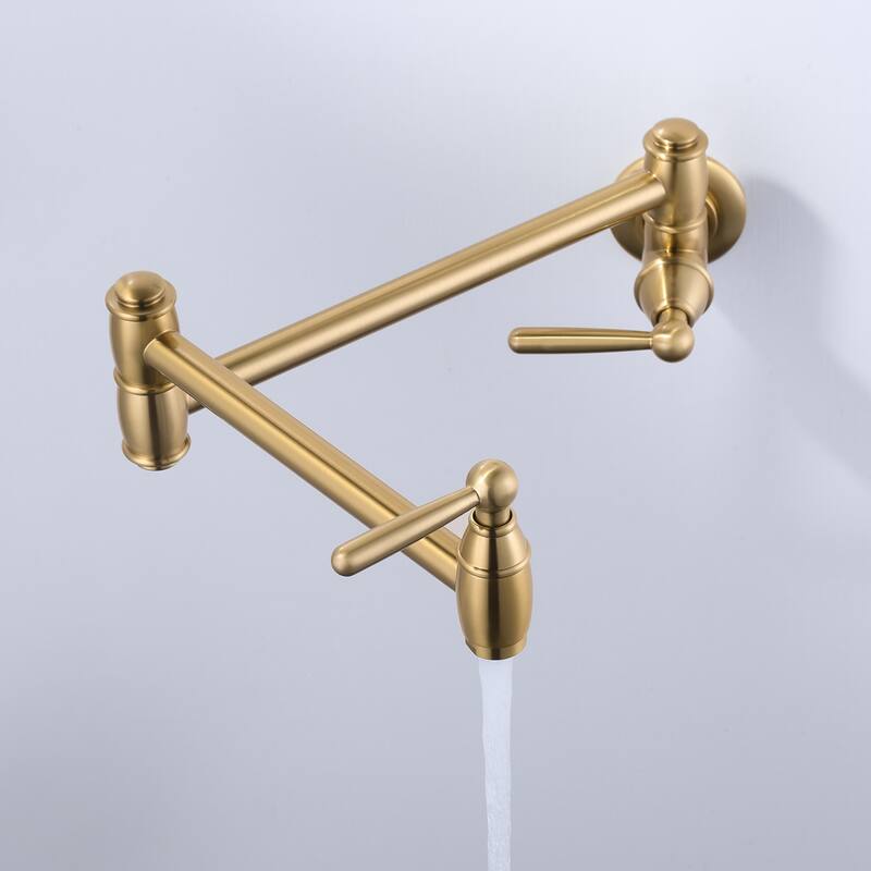 WOWOW Vintage Pot Filler Folding Kitchen Faucet