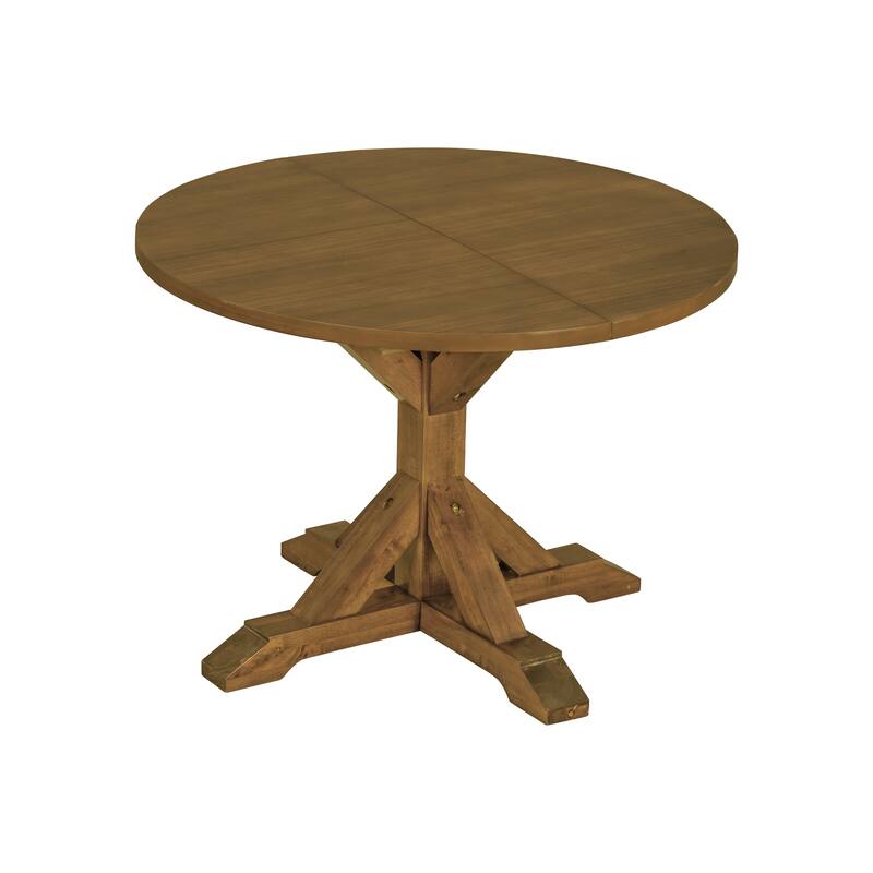 Roomfitters 6-Piece Dining Table Set, Oval Wood Kitchen Table, X-Base Pedestal, 4 Upholstered Chairs & Bench