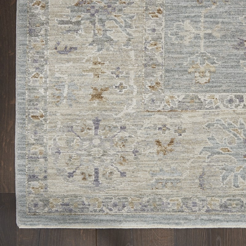 Power Loomed Floral Traditional Area Rug - 122' X '27' X '0.5