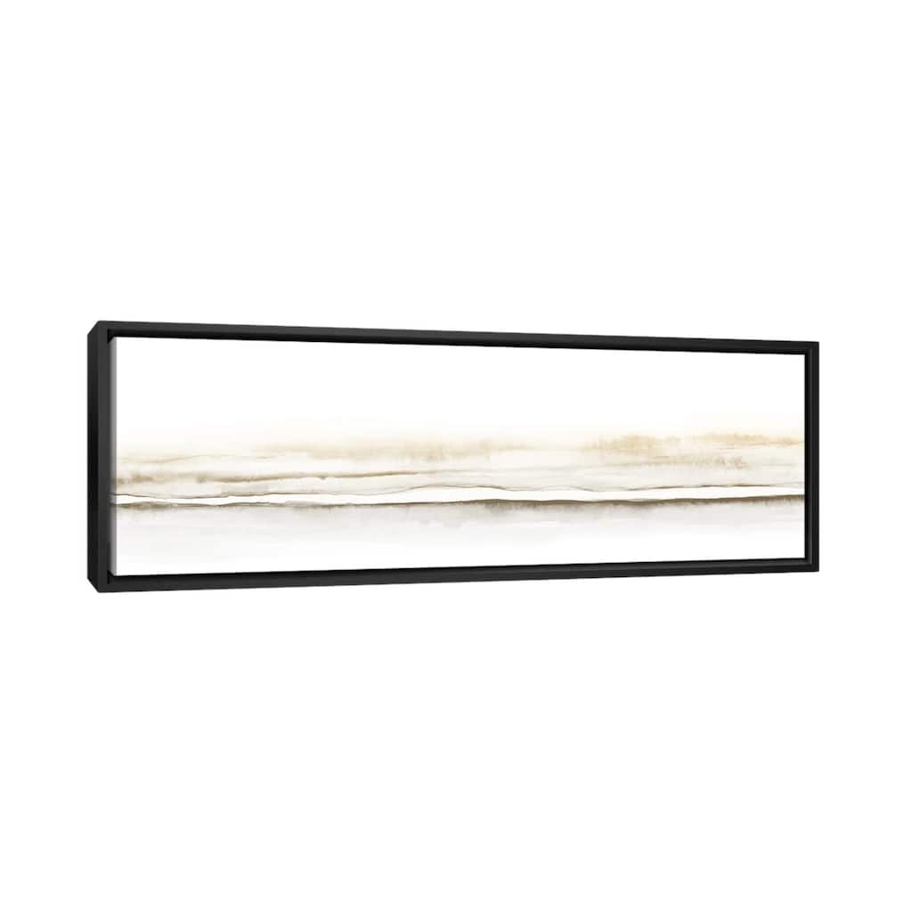 iCanvas "Watercolor Landscape XIV - Panoramic" by Nouveau Prints Framed Canvas Print