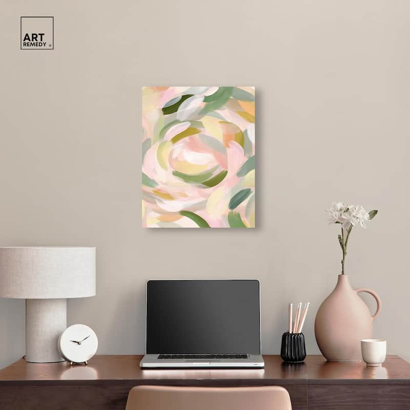 Brushstroke II Canvas by Art Remedy, Gallery Wrapped