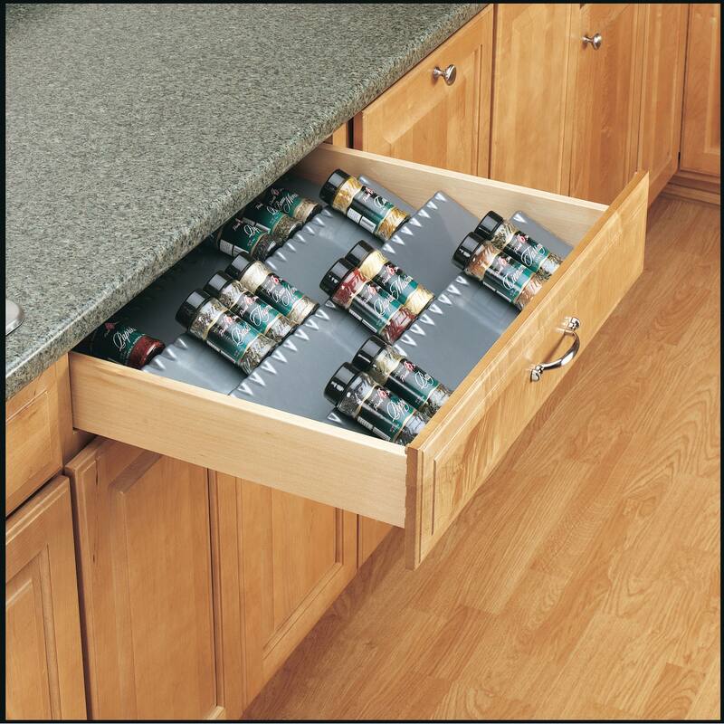 Rev-A-Shelf ST50 Series 20 x 50 Inch Trimmable Spice Rack Drawer