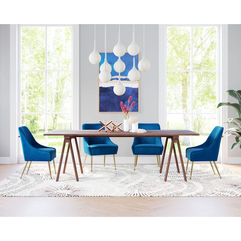 Maxine Dining Chair Gray & Gold