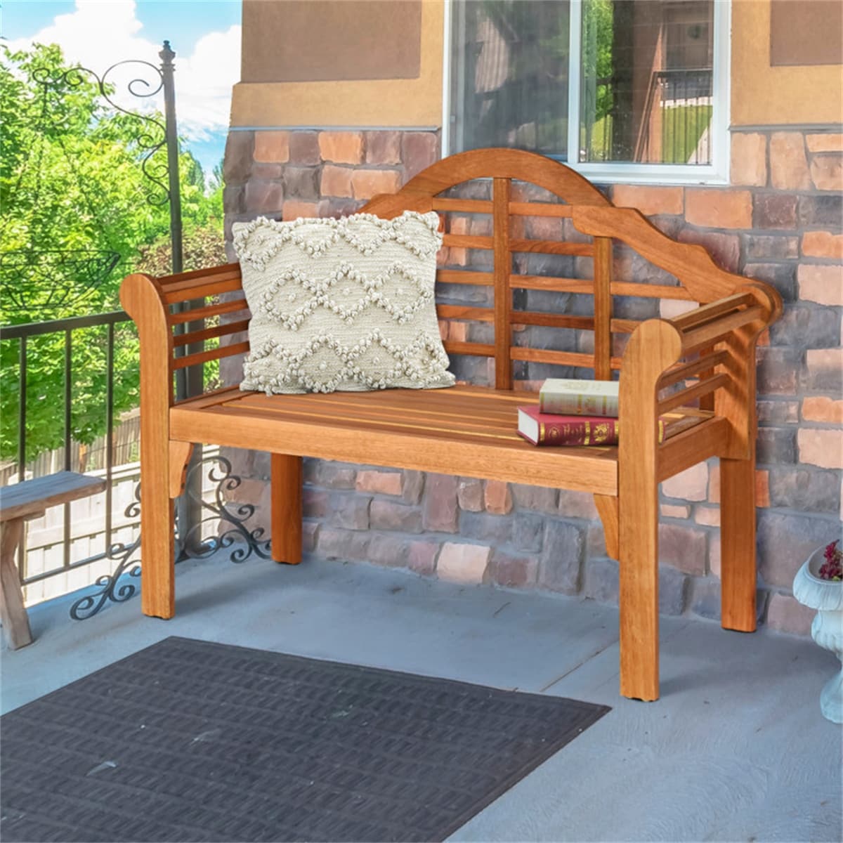 Wooden Garden Benches Can Be Folded For Garden Patio Furniture - 49
