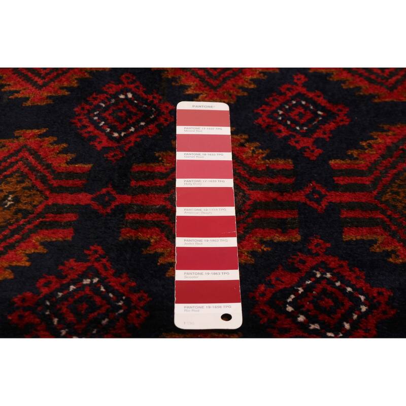 Teimani Red Rug 4'2" x 6'7" - 4'2 x 6'7