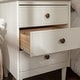 preview thumbnail 16 of 32, Walker Edison Bullrushes Solid Wood 3-Drawer Nightstand, Set of 2