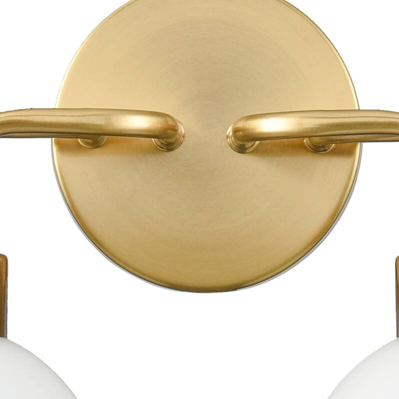Tenerife Brass Modern Bath Vanity Light / Wall Sconce