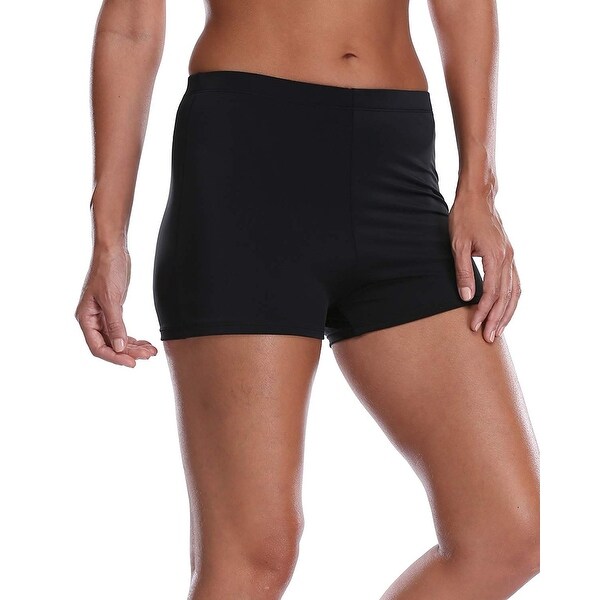 ladies black swim shorts