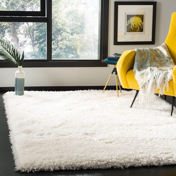 slide 2 of 63, SAFAVIEH Flokati Shag Mia 2.75-inch Thick Rug 10'6" x 14' - Ivory
