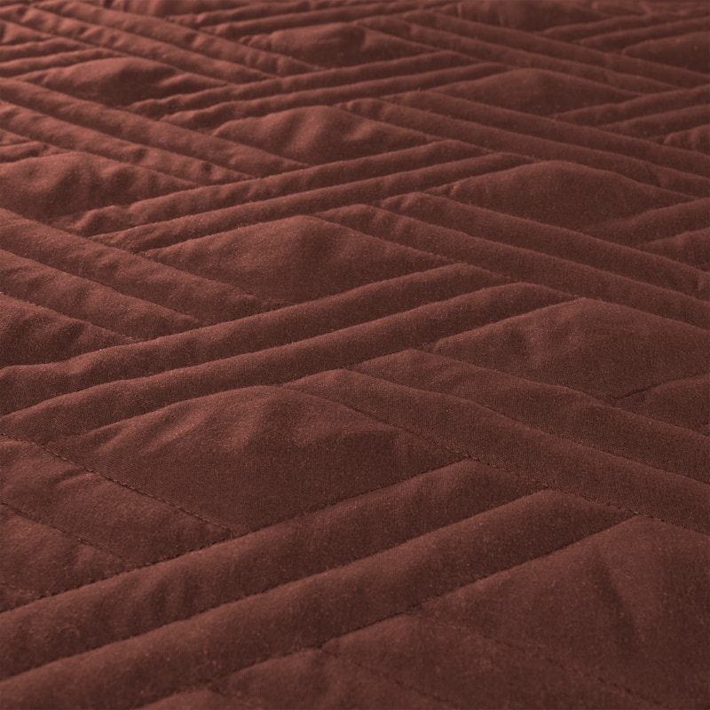 Quilt Coverlet - All-Season Washable Bedspread - Basket-Weave Polyester Bedding with Quilted Pattern by Windsor Home