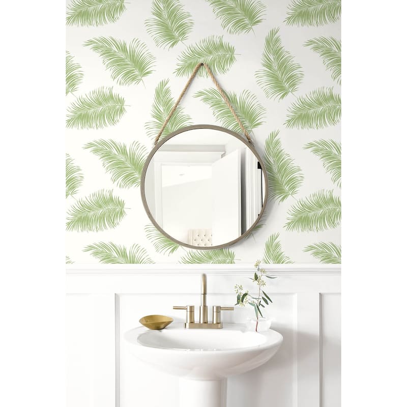Luxe Haven Tossed Palm Peel and Stick Wallpaper