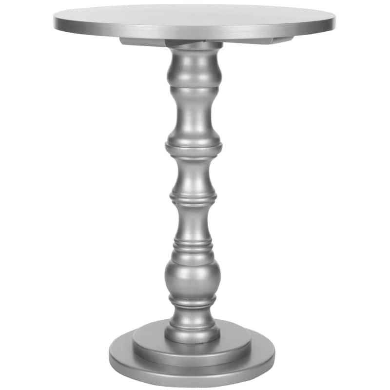SAFAVIEH Rupa Accent Table - 22" W x 22" L x 28.8" H - 22Wx22Dx29H - Silver