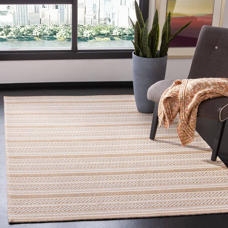 SAFAVIEH Augustine Marte Stripe Rug - 5' x 7' - Taupe/Beige