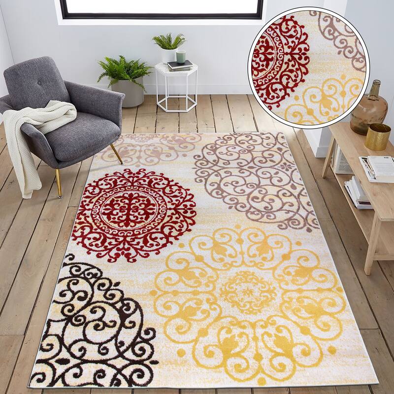 World Rug Gallery Floral Area Rug