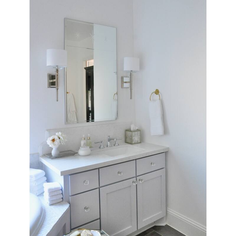Clifton 1 Light Polished Nickel Wall Mount - 8'' W x 20'' H x 8'' D