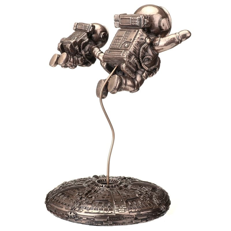 7.48 inches Height Cold Cast Bronze Breathtaking Astronaut Bring Your Child to Bronze Finish Figurine
