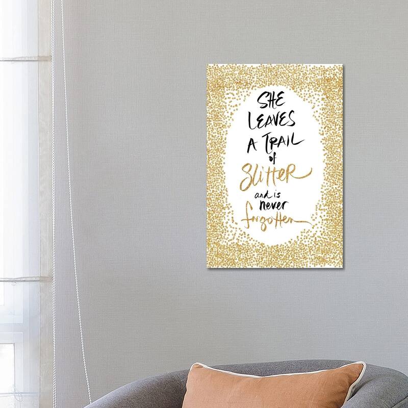 iCanvas "Trail of Glitter" by Sd Graphics Studio Canvas Print - 26x18x1.5