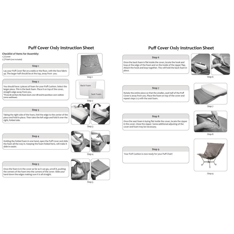 Allan Andrews Scroll Puff Rocker with Titanium Frame, Barbet Collection