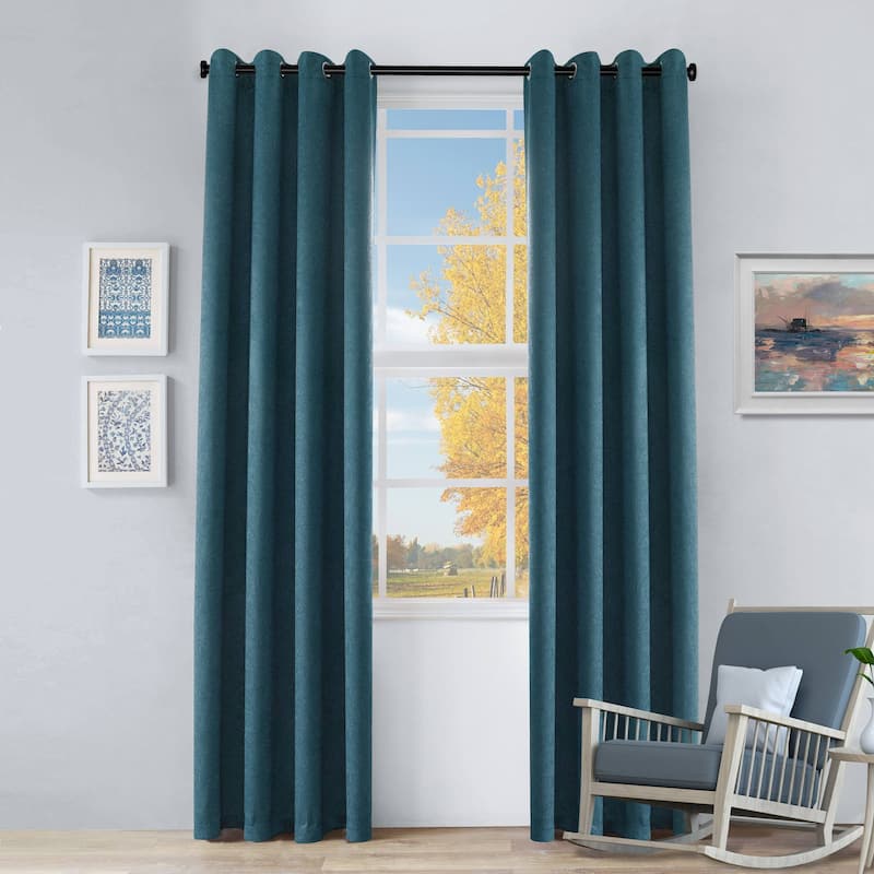 Superior Senna Washable Room Darkening Curtains, Set of 2 Panels