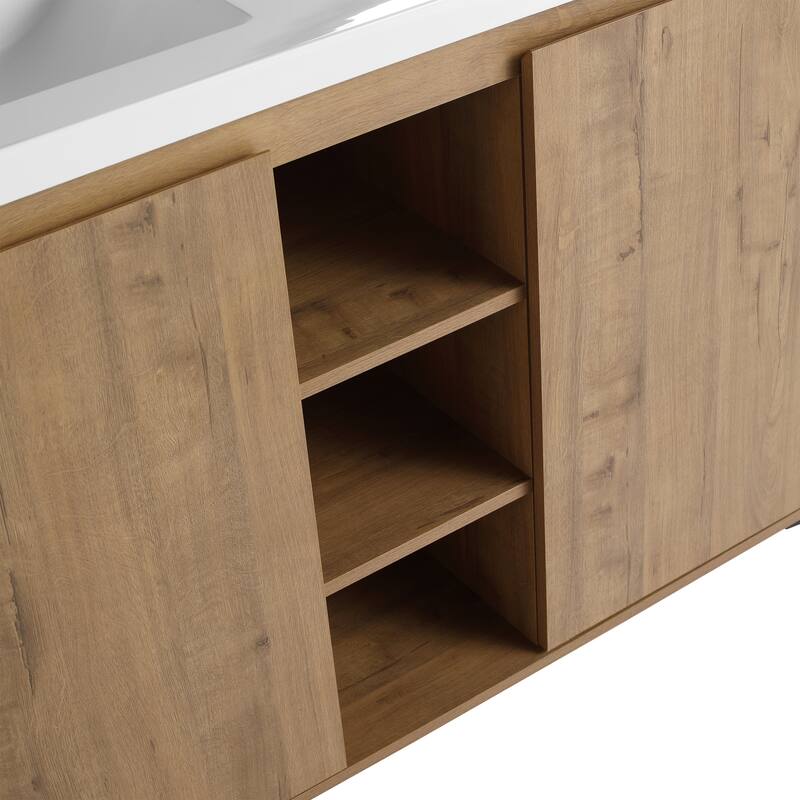 48" Freestanding Bathroom Vanity With Double Sink