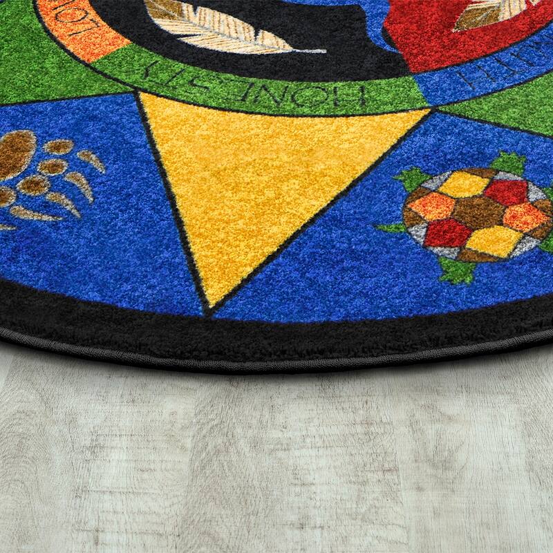 Spirit of Truth Multi Educational Nylon Area Rug