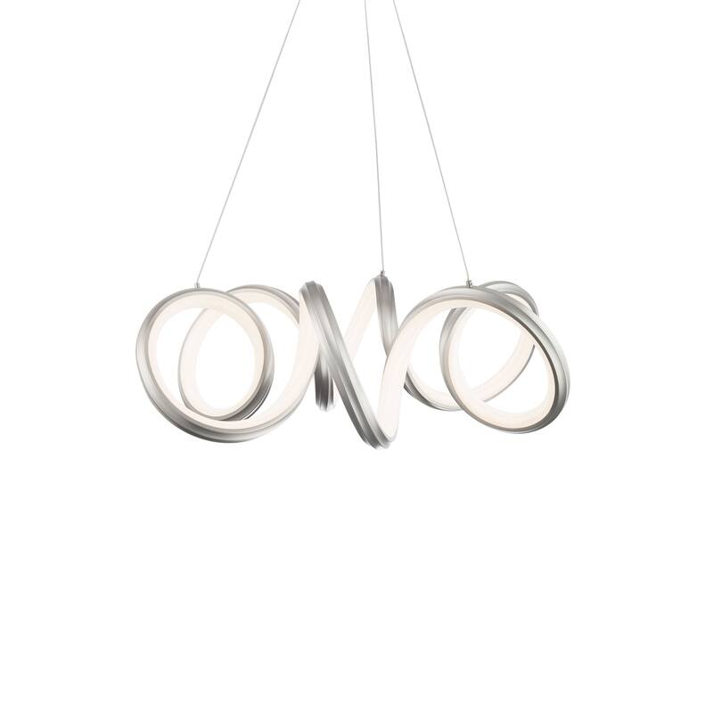 Mamba 26in LED Pendant in 3000K - Brushed Nickel - 26in