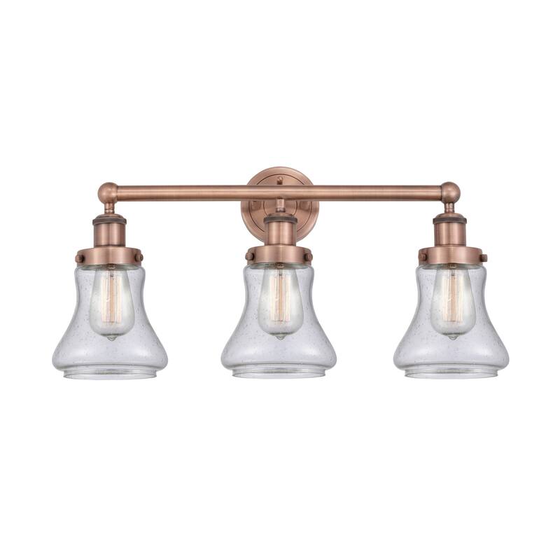 Innovations Lighting 616-3W-10-25 Bellmont Vanity Bellmont 3 Light 25" - Antique Copper / Seedy