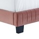 preview thumbnail 52 of 52, Celine Channel Tufted Performance Velvet Queen Platform Bed