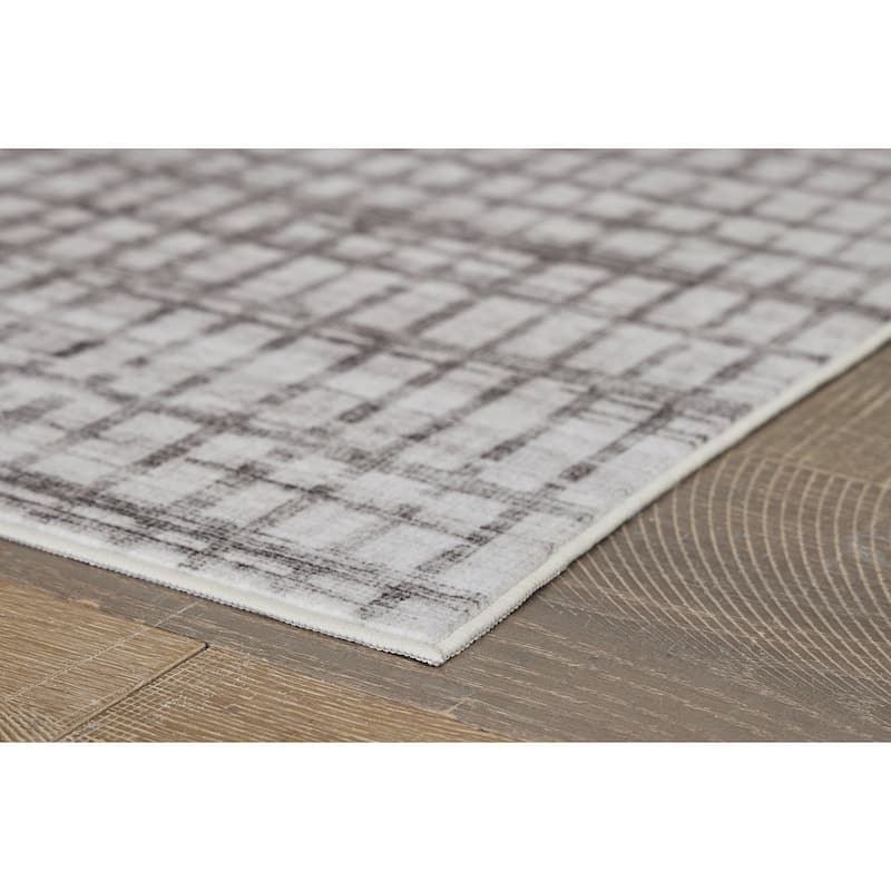 Signature Design by Ashley Cream/Taupe Moorhill Rug