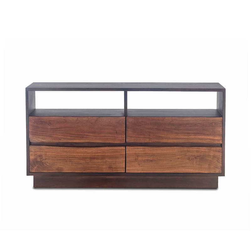 Palermo 64-Inch Acacia Wood Live Edge Dresser
