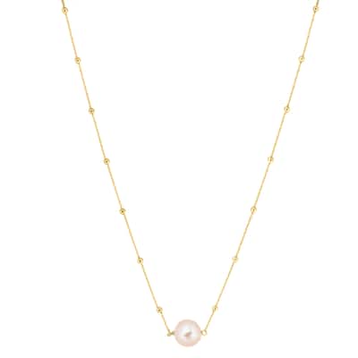 EFFY Gold over Silver Peach Freshwater Pearl Necklace - 16 Inch