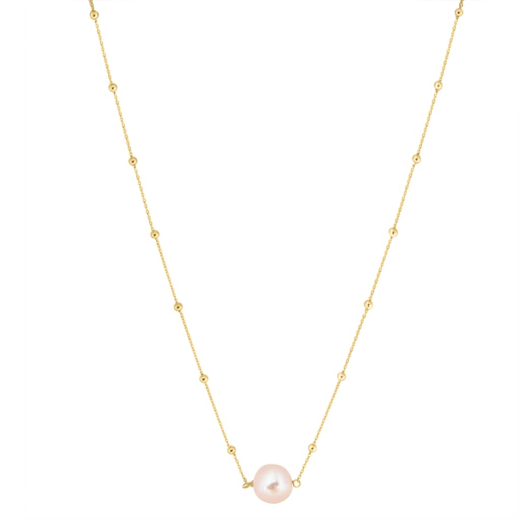EFFY Gold over Silver Peach Freshwater Pearl Necklace - 16 Inch