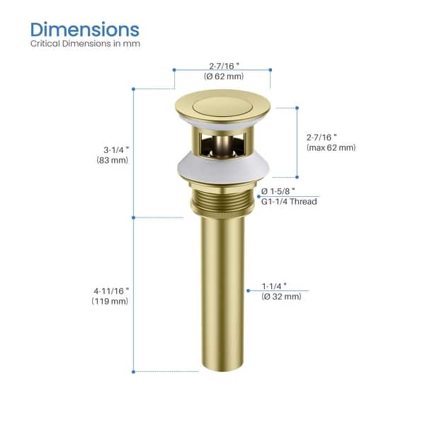 dimension image slide 1 of 4, Circular X 8" Bathroom Sink Widespread Faucet with Drain Assembly