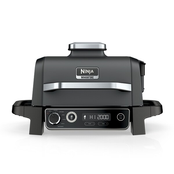 バーベキュー・調理用品 north woods fire set Ninja Woodfire Outdoor Grill & Smoker, 7-in-1 Master Grill, BBQ