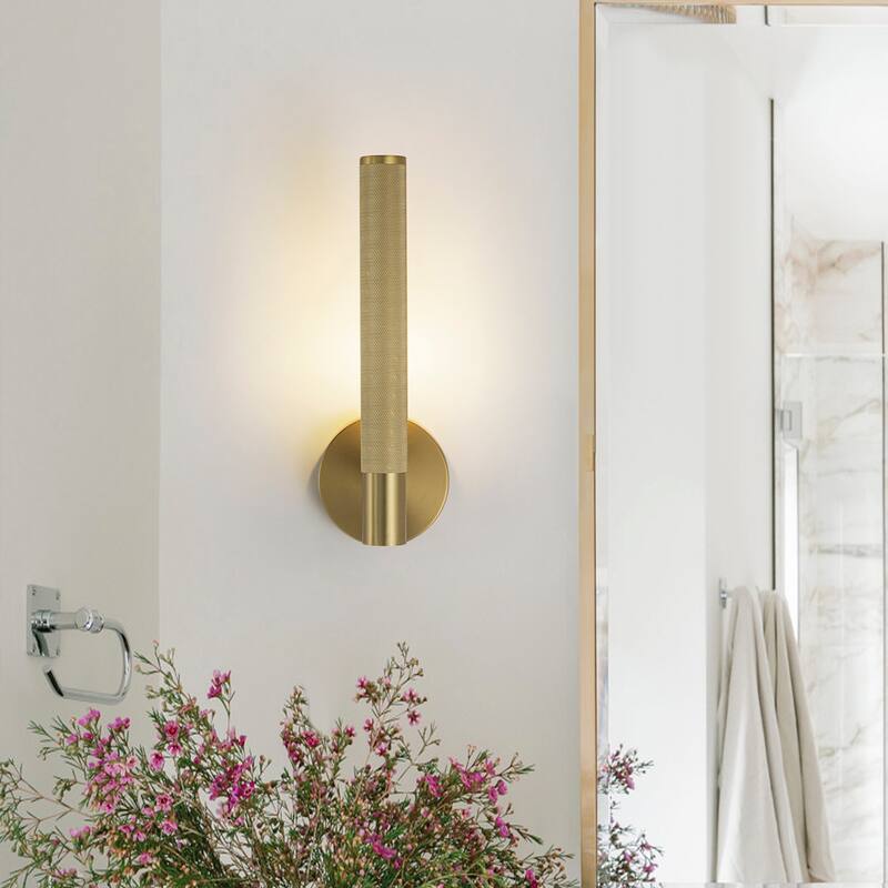 2-Light Modern Linear Dimmable Vanity Light Wall Sconce