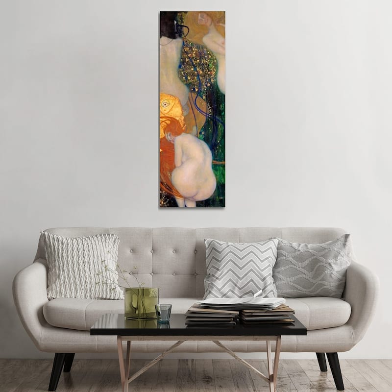 iCanvas "Goldfish" by Gustav Klimt Canvas Print - 60x20x1.5
