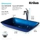 preview thumbnail 34 of 35, Kraus Glass Vessel Sink, Bathroom Faucet, Mounting Ring