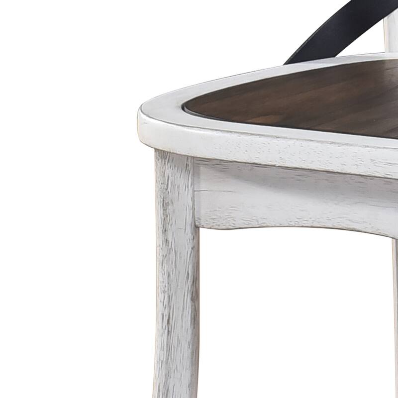 2 Pieces Set Dining Side Chair Rustic