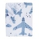 preview thumbnail 5 of 4, Bedtime Originals Little Aviator Airplane Baby/Toddler White Fitted Crib Sheet