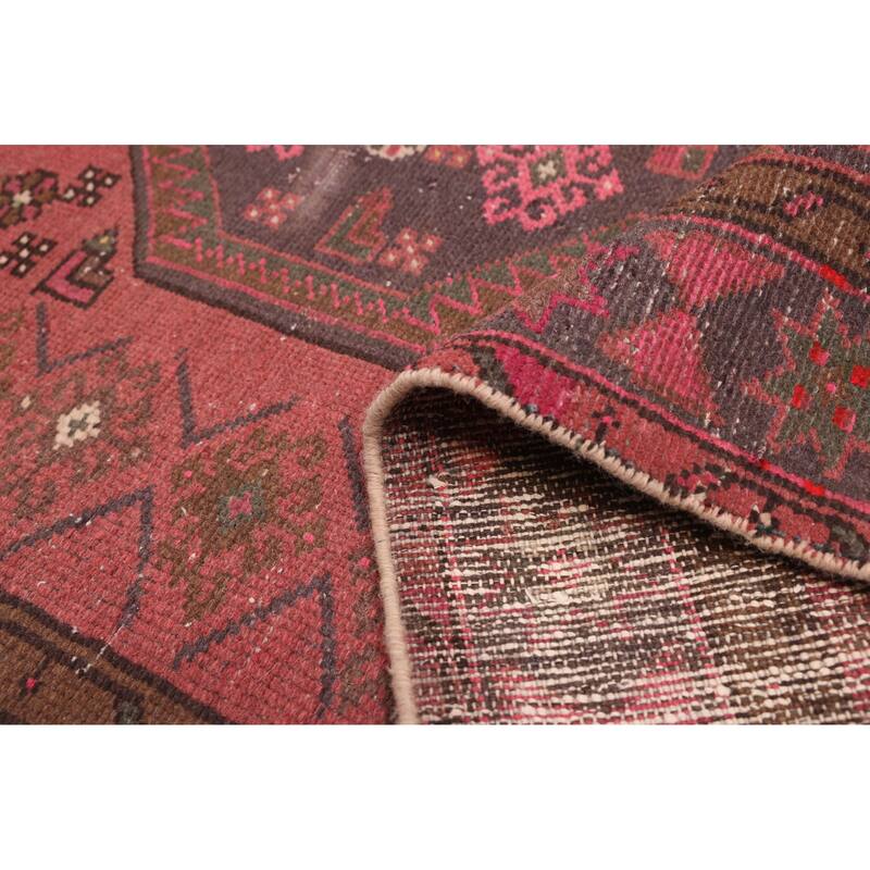 ECARPETGALLERY Hand-knotted Antalya Vintage Pink Wool Rug - 4'1 x 6'3