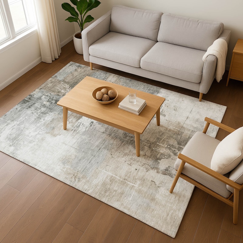 Premium Washable Super Soft Abstract Modern Mayfield Rug
