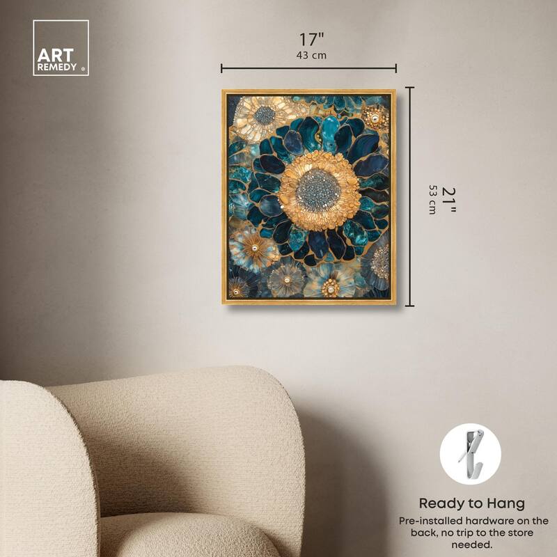 Opulent Geode II Canvas by Art Remedy