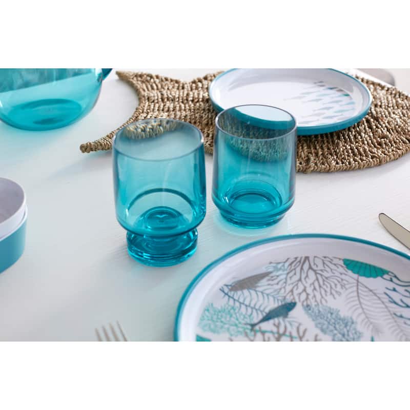 Coastal Non-Slip Melamine Dessert Plate