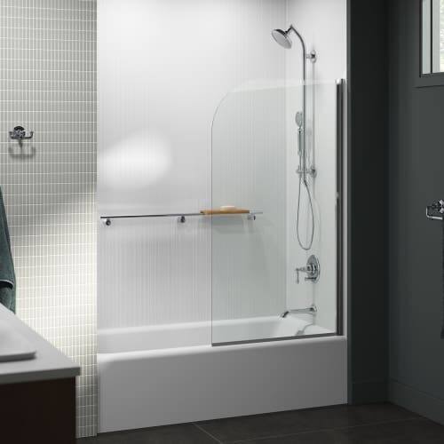 Shop Kohler K 707205 L Aerie 32 Bath Screen With Cleancoat And